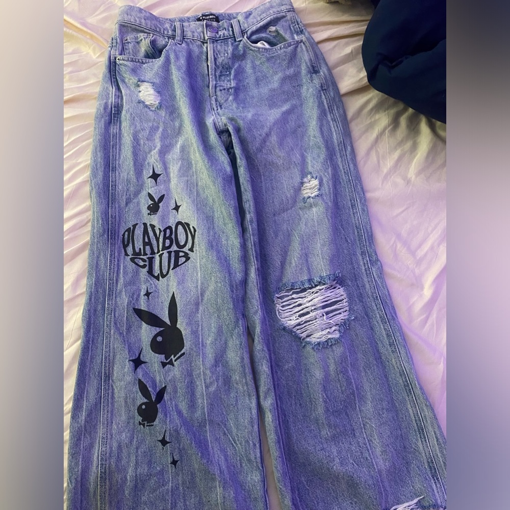 pacsun playboy ripped jeans
